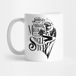 The Journey Of A Thousand Miles Mug